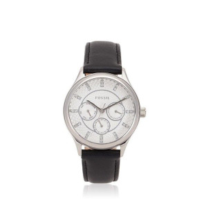 Pasek do zegarka Fossil BQ3125 Skórzany Czarny 18mm